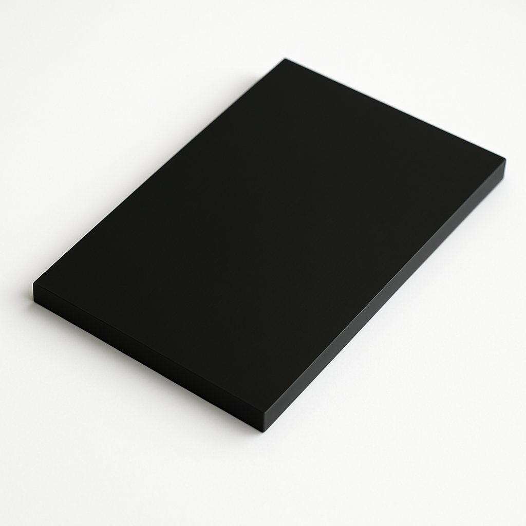 Kunststoffplatte aus PA6 schwarz